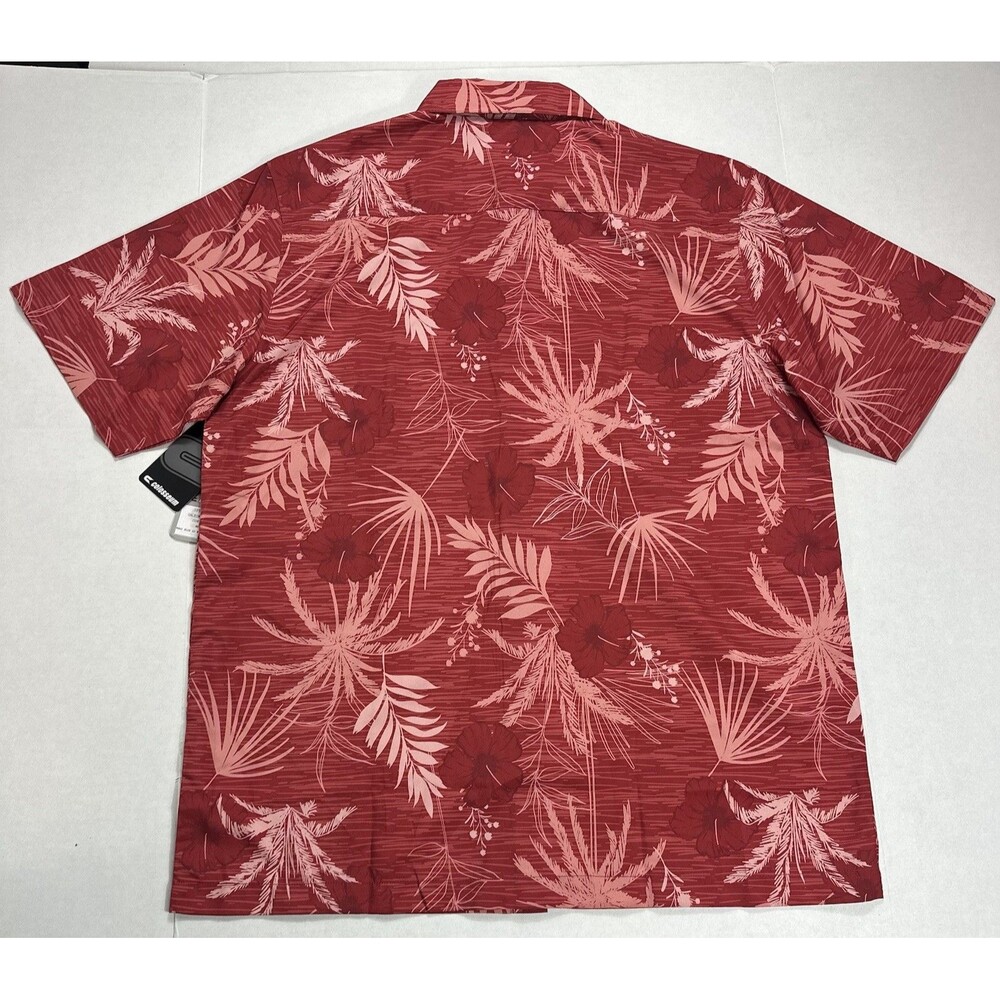 NWT USC Trojans Colosseum Shirt Men Red Floral Hawaiian Aloha Collar Size Large - Picture 7 of 11